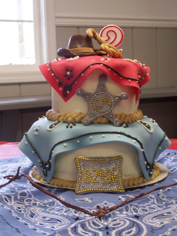 Cowboy Birthday Cake on Cowboy Cake